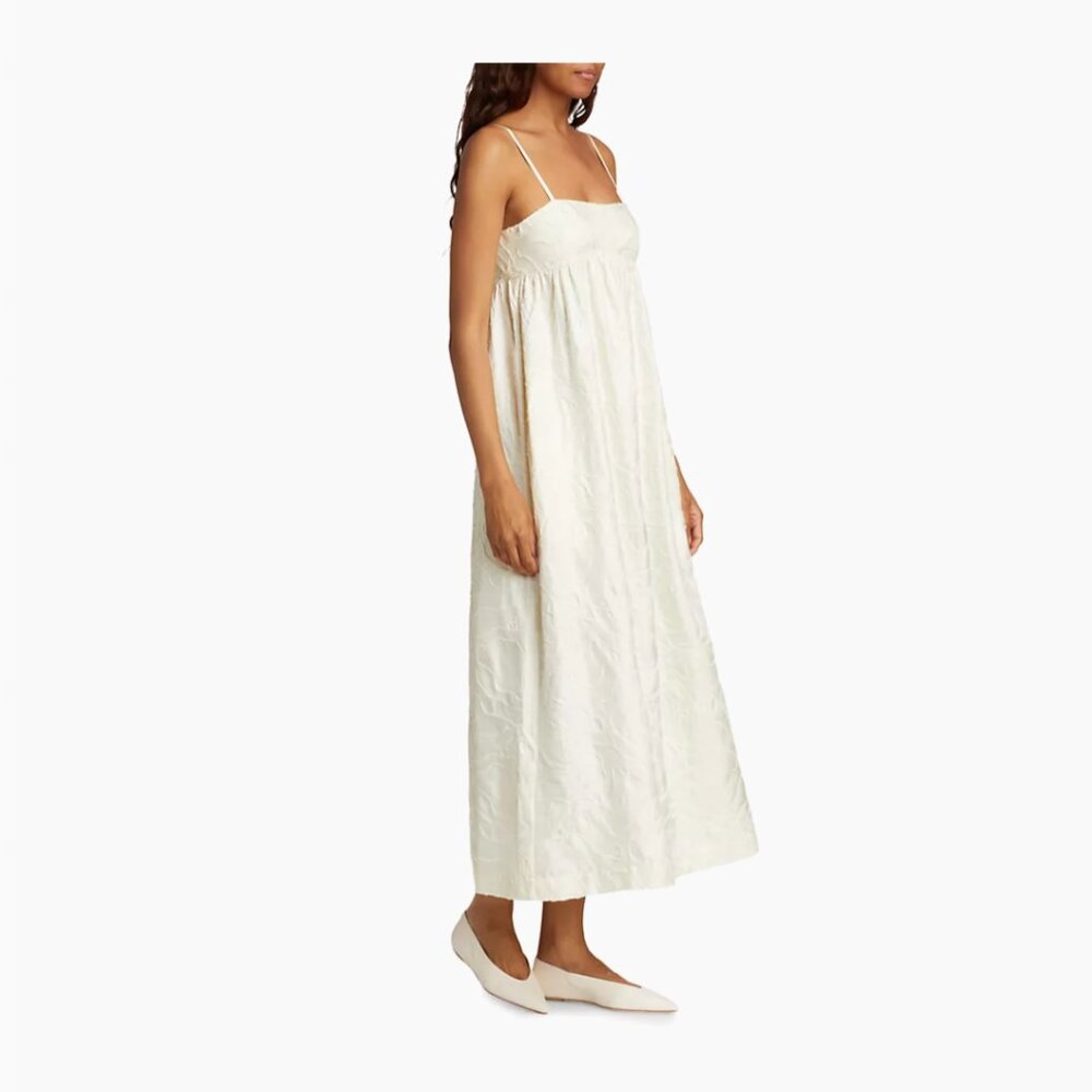 LouLou Studio Cavola Embroidered Silk Maxi Dress (NWT) - Picture 6 of 6